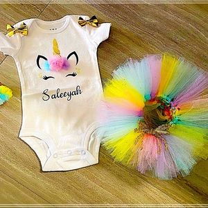 Unicorn tutu set